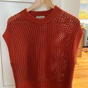 NWT! Madewell Open Stitch Sweater Tee